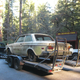 Illustration for article titled Putting V8s In Volvos Is Like Eating Peanuts: Future Drag Race Car Plucked From Redwoods